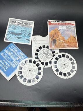 View-Master A489 Badlands National Monument South Dakota 3 Reel Complete Set